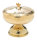 Ciborium vergoldet H 14 cm D 15 cm