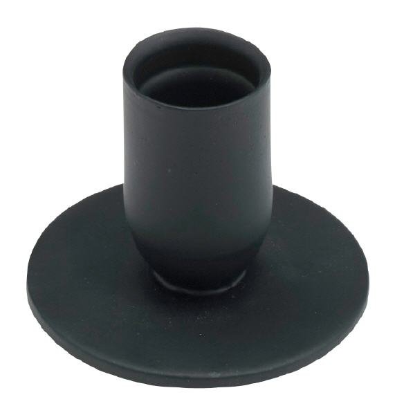 Stabkerzenhalter Eisen Schwarz Höhe 4,5 cm für Kerzen Ø 2 - 2,5 cm