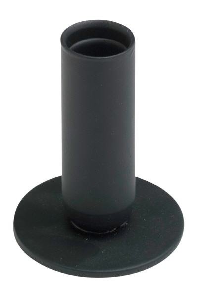 Stabkerzenhalter Eisen Schwarz Höhe 8 cm für Kerzen Ø 2 - 2,5 cm