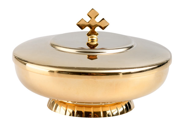 Ciborium vergoldet D 9,5 cm