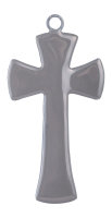 Wandkreuz anthrazit H 10 cm