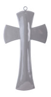 Wandkreuz anthrazit H 20 cm