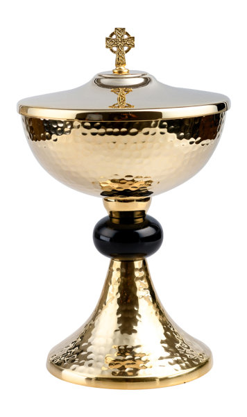 Ciborium vergoldet H 24 cm