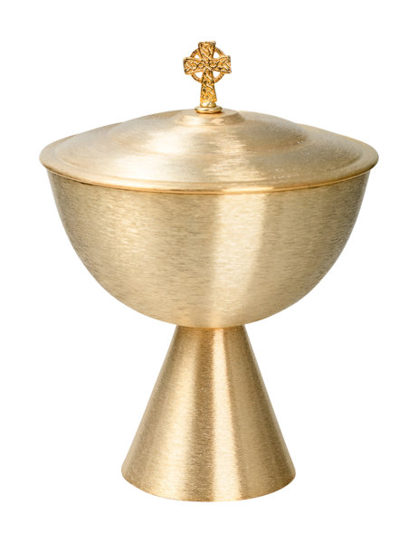 Ciborium vergoldet H 20 cm