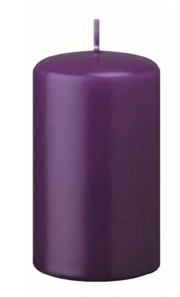 4 Stück Adventskerzen Violett 80 x Ø 60 mm