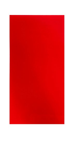 Verzierwachsplatte Rot 200 x Ø 100 mm, 1 Stück