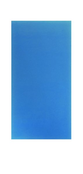 Verzierwachsplatte Azurblau 200 x Ø 100 mm, 1 Stück