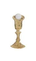 Verzierornament "Kelch mit Hostie" Gold 38 x...