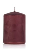 Eiseffekt Stumpenkerzen Bordeaux 100 x Ø 68 mm, 4...