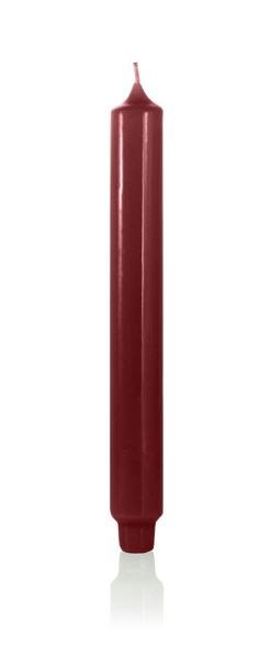 Punchkerze Bordeaux Ø 249 x Ø 28 mm, 8 Stück