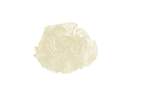 Kerzen Tropfenfänger aus Organza (Band) Creme für Kerzen bis Ø 40 mm