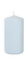 Frosted Pastel Stumpenkerzen Himmelblau 150 x Ø 68...