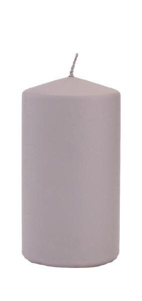 Frosted Pastel Stumpenkerzen Mauve 150 x Ø 68 mm, 4 Stück