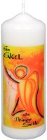 Engel-Kerze "Ein Engel an Deiner Seite"...