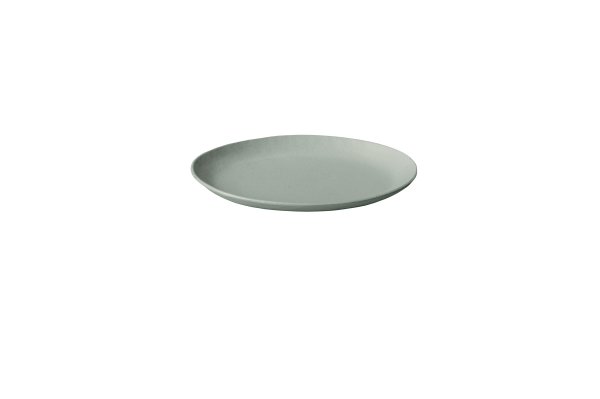 Kerzenteller oval Creme-Grau Metall 70 x 90 mm