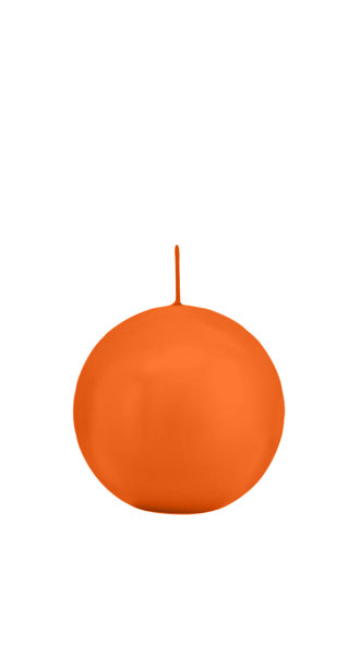 Kugelkerzen Aprikose Orange