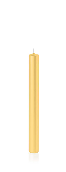 Stabkerzen Gold 250 x Ø 23 mm, 10 Stück