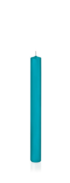 Stabkerzen Azurblau 250 x Ø 23 mm, 10 Stück