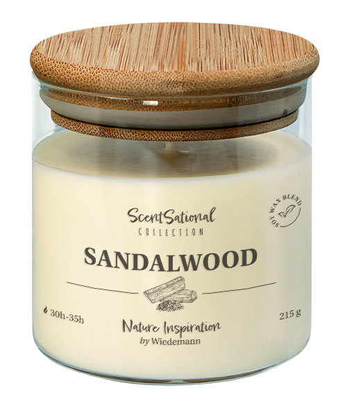 Duftkerze im Glas "Sandalwood" 215g, 1 Stück