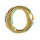 Wachsbuchstabe CLASSIC "O" 8mm, Gold, 1 Stück