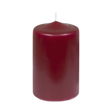 Premium Stumpenkerzen Burgund 100 x 60 mm, 1 Stück