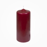 Premium Stumpenkerzen Burgund 200 x 80 mm, 1 Stück