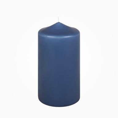 Premium Stumpenkerzen Rauchblau 150 x 80 mm, 1 Stück